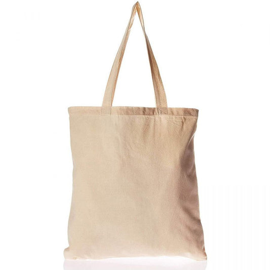 Box Deal - 240pcs Cotton Canvas Reusable Tote Bags Wholesale 15x16