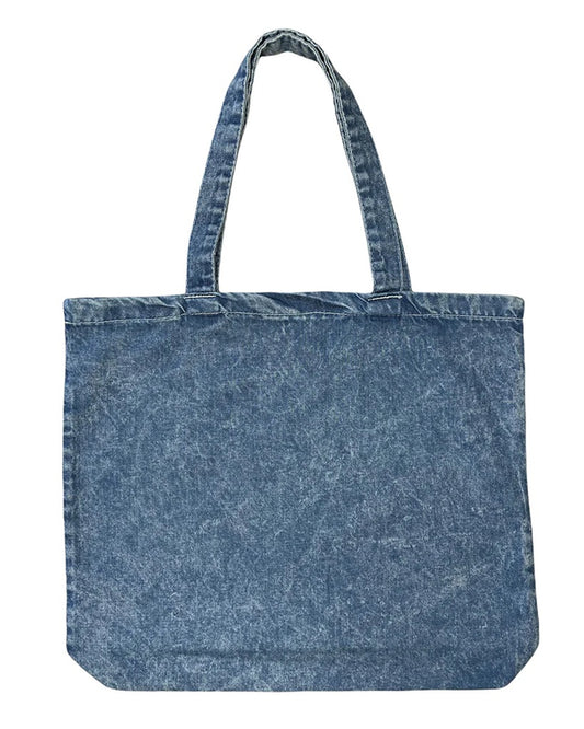 Heavy Duty Cotton Washed Denim Event Tote Bags Wholesale