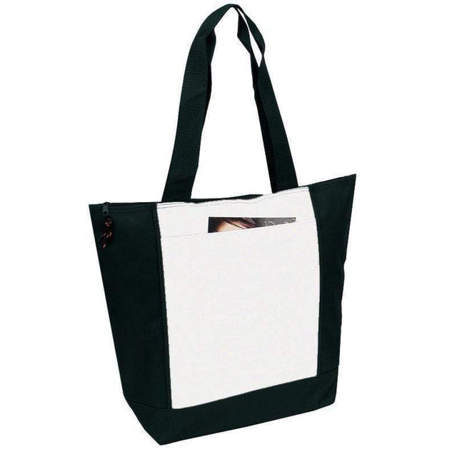 Polyester Deluxe Zipper Tote Bag - BS185