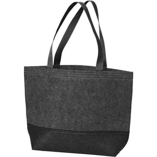 Polyester keçe kolay süslenen tote çanta orta boy-bg402m