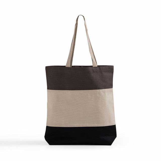 Tri-Color Canvas Tote