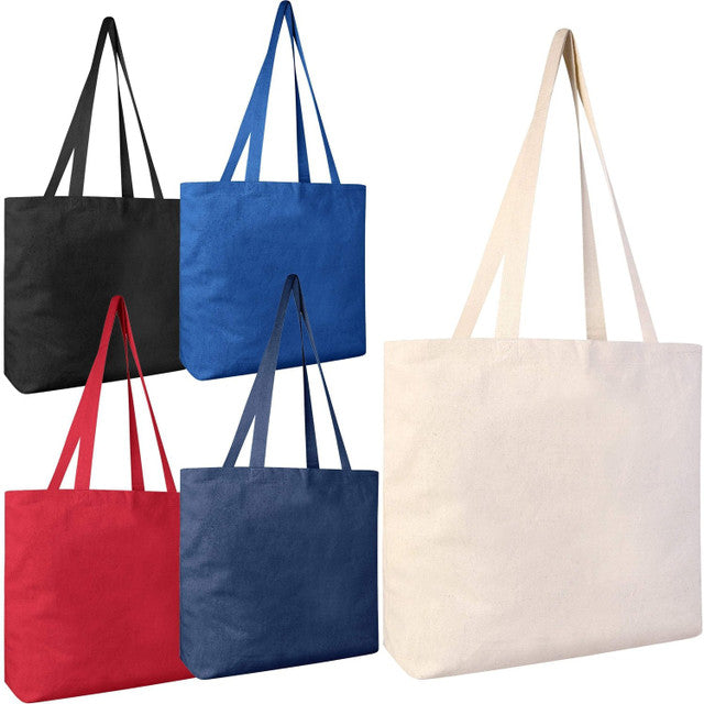 Wholesale Canvas Messenger Tote Bags With Long Shoulder Straps - Large