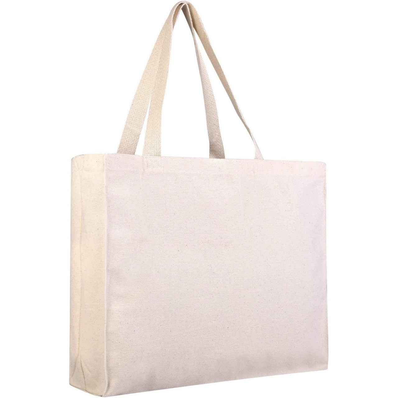 Wholesale Canvas Tote Bags, Horizontal Tote Bag With Gusset