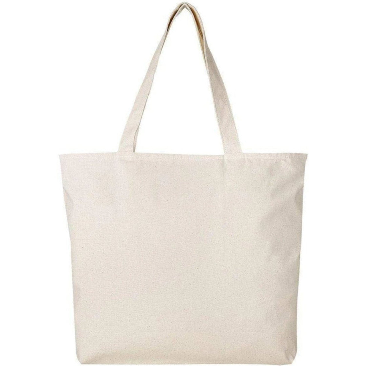 Wholesale Large Canvas Tote Bags With Zipper Closure