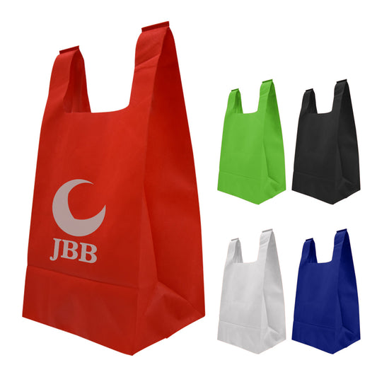 Wholesale Reusable T-Shirt Style Non-Woven Tote Bags